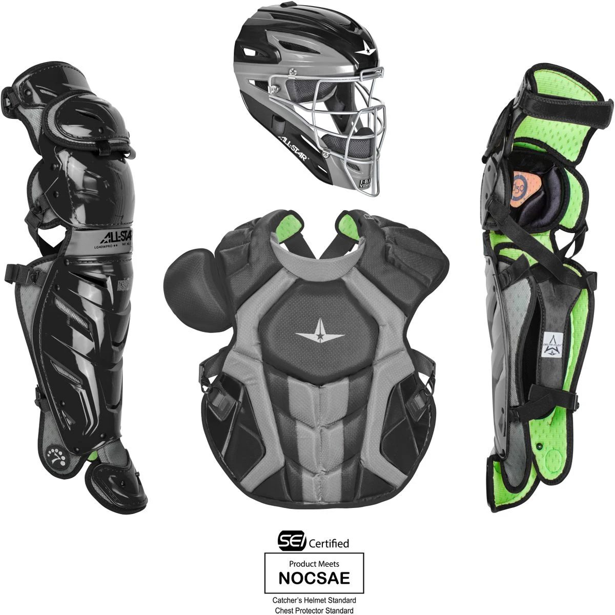 All-Star Allstar SEI Certified System 7 Axis Adult Catchers Set CKCCPRO1X 2 All-Star Allstar SEI Certified System 7 Axis Adult Catchers Set CKCCPRO1X - Image 2