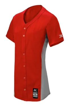 Mizuno Girls Pro Full-Button Game Jersey -Baseball Bargains 350582 1091