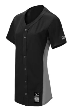 Mizuno Girls Pro Full-Button Game Jersey -Baseball Bargains 350582 9091