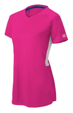 Mizuno Girls Comp Short-Sleeve V-Neck Jersey -Baseball Bargains 350584 1M00