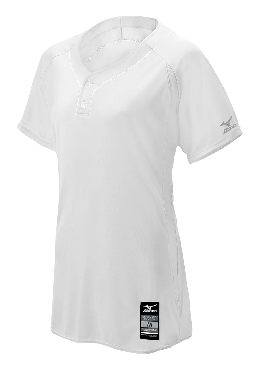 Mizuno Girls Elite 2-Button Game Jersey 10 Mizuno Girls Elite 2-Button Game Jersey - Image 10