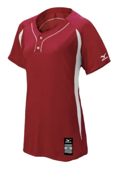 Mizuno Girls Elite 2-Button Game Jersey 17 Mizuno Girls Elite 2-Button Game Jersey -Baseball Bargains 350605 1200