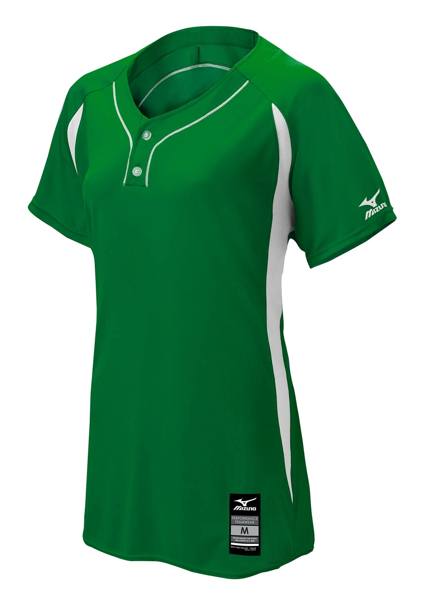 Mizuno Girls Elite 2-Button Game Jersey 6 Mizuno Girls Elite 2-Button Game Jersey - Image 6