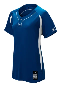 Mizuno Girls Elite 2-Button Game Jersey 14 Mizuno Girls Elite 2-Button Game Jersey -Baseball Bargains 350605 5100