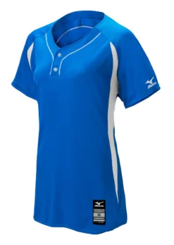 Mizuno Girls Elite 2-Button Game Jersey 13 Mizuno Girls Elite 2-Button Game Jersey -Baseball Bargains 350605 5200
