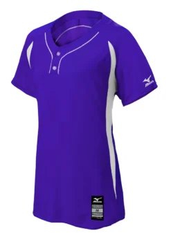 Mizuno Girls Elite 2-Button Game Jersey 12 Mizuno Girls Elite 2-Button Game Jersey -Baseball Bargains 350605 6000