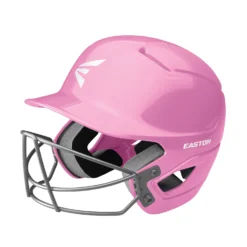 Easton Alpha Solid Baseball Helmet With Mask -Baseball Bargains ALPHA E HELMET BBSB MASK A168526PK 3QTR L