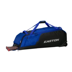 Easton Dugout Wheeled Bag -Baseball Bargains Dugout Wheeled Bag Royal 45degree