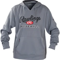 Rawlings PFHPRBB Fleece Hoodie -Baseball Bargains PFHPRBB GR 1