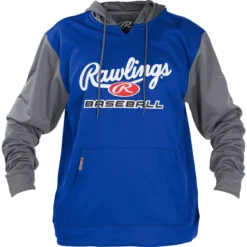 Rawlings PFHPRBB Fleece Hoodie -Baseball Bargains PFHPRBB R GR 1