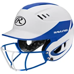 Rawlings Velo Two Tone Home Batting Helmet Softball Mask R16H2FG 18 Rawlings Velo Two Tone Home Batting Helmet Softball Mask R16H2FG -Baseball Bargains R16H2FGS R 3quarterleft