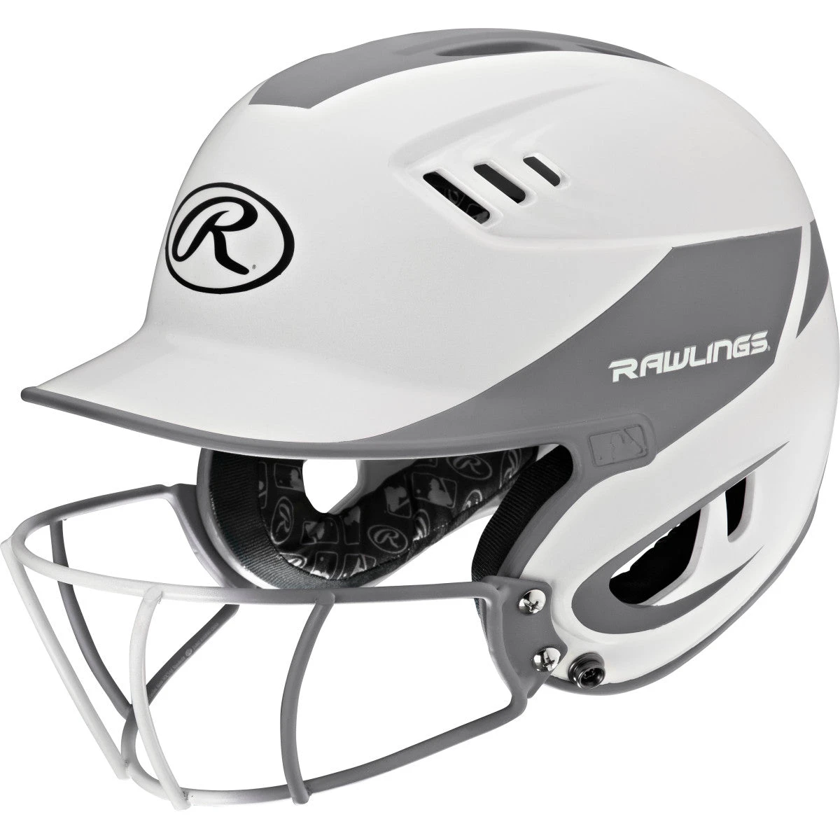 Rawlings Velo Two Tone Home Batting Helmet Softball Mask R16H2FG 9 Rawlings Velo Two Tone Home Batting Helmet Softball Mask R16H2FG - Image 9