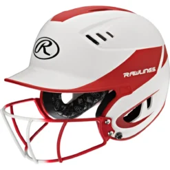 Rawlings Velo Two Tone Home Batting Helmet Softball Mask R16H2FG 19 Rawlings Velo Two Tone Home Batting Helmet Softball Mask R16H2FG -Baseball Bargains R16H2FGS S 3quarterleft
