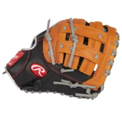 Rawlings R9 R9FMU-17BT 12 Inch Youth First Base Glove 6 Rawlings R9 R9FMU-17BT 12 Inch Youth First Base Glove -Baseball Bargains R9FMU 17BT side