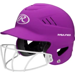 Rawlings Coolflo Highlighter Batting Helmet W/ Softball Mask 18 Rawlings Coolflo Highlighter Batting Helmet W/ Softball Mask -Baseball Bargains RCFHLFG MNPU 5
