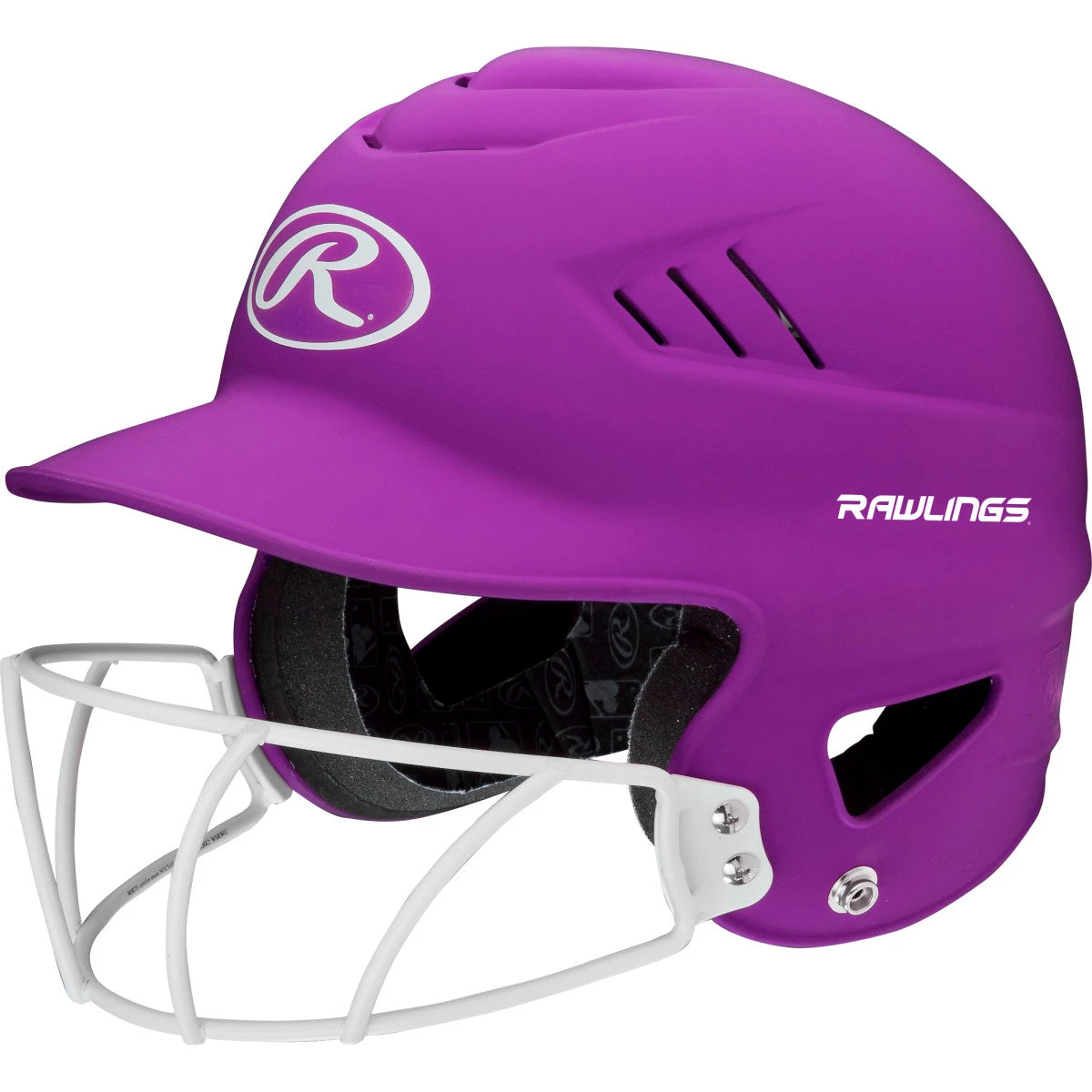Rawlings Coolflo Highlighter Batting Helmet W/ Softball Mask 9 Rawlings Coolflo Highlighter Batting Helmet W/ Softball Mask - Image 9
