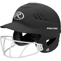 Rawlings Coolflo Highlighter Batting Helmet W/ Softball Mask 13 Rawlings Coolflo Highlighter Batting Helmet W/ Softball Mask -Baseball Bargains RCFHLFG MBK 3quarterleft