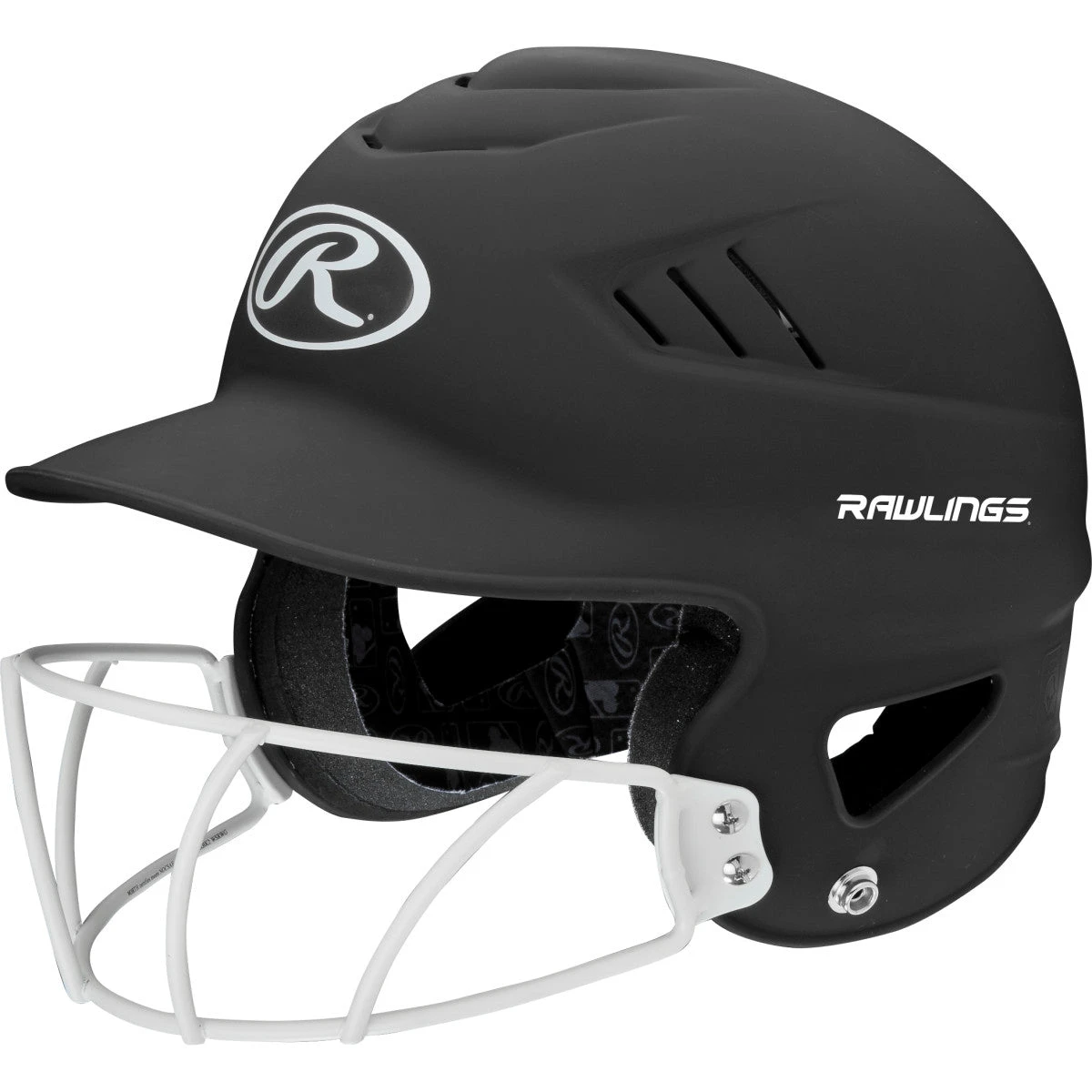 Rawlings Coolflo Highlighter Batting Helmet W/ Softball Mask 4 Rawlings Coolflo Highlighter Batting Helmet W/ Softball Mask - Image 4