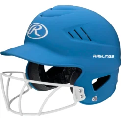 Rawlings Coolflo Highlighter Batting Helmet W/ Softball Mask 17 Rawlings Coolflo Highlighter Batting Helmet W/ Softball Mask -Baseball Bargains RCFHLFG MCB 3quarterleft