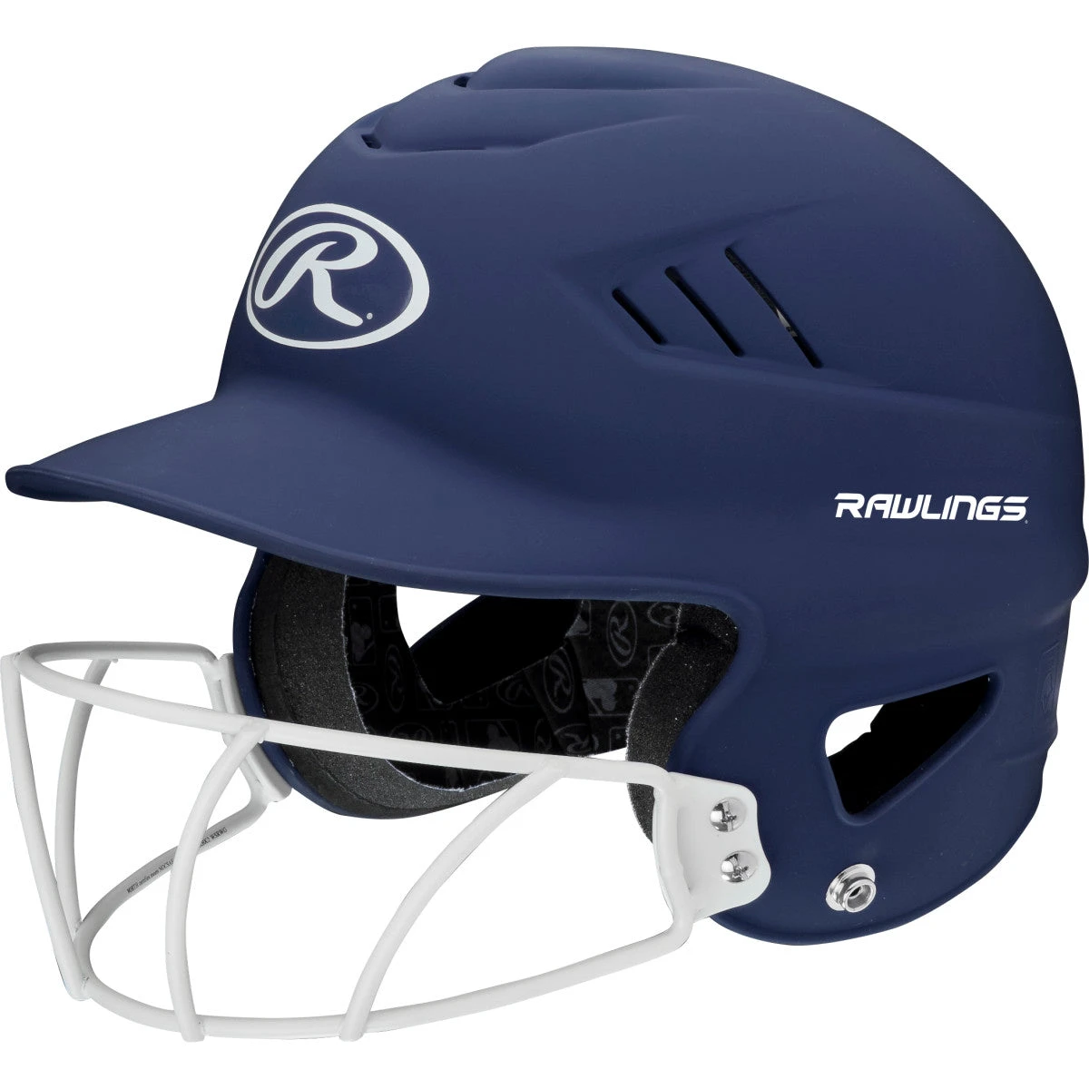 Rawlings Coolflo Highlighter Batting Helmet W/ Softball Mask 1 Rawlings Coolflo Highlighter Batting Helmet W/ Softball Mask