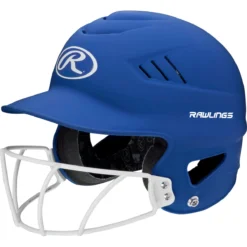 Rawlings Coolflo Highlighter Batting Helmet W/ Softball Mask 14 Rawlings Coolflo Highlighter Batting Helmet W/ Softball Mask -Baseball Bargains RCFHLFG MR 3quarterleft