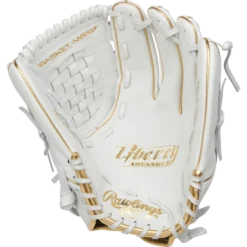 Rawlings Liberty Advanced 12.5 Inch White Fastpitch Glove RLA125KRG
