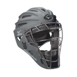 Mizuno Adult Samurai Catchers Helmet 380191 -Baseball Bargains SAMURAI HELMET GREY