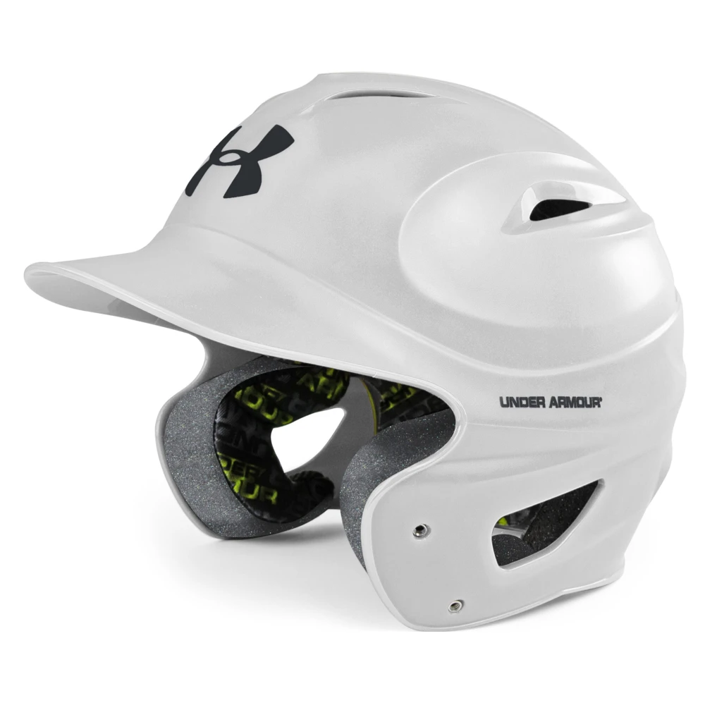 Under Armour Matte Molded Adult Baseball Helmet UABH-100MM 1 Under Armour Matte Molded Adult Baseball Helmet UABH-100MM