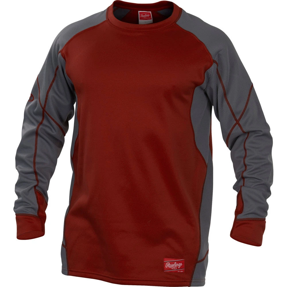 Rawlings Youth Dugout Fleece Pullover YUDFP4 3 Rawlings Youth Dugout Fleece Pullover YUDFP4 - Image 3