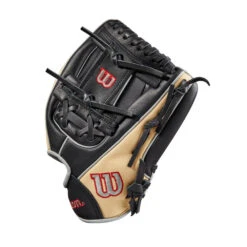 Wilson A500 11.5 Inch Youth Infield Baseball Glove -Baseball Bargains WBW100901 2 A500 BB 115 Boys Blonde Red White.png.cq5dam.web .1200.1200