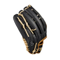 Wilson A2000 1799SS 12.75 Inch Outfield Glove 7 Wilson A2000 1799SS 12.75 Inch Outfield Glove -Baseball Bargains WBW100975 3 A2000 OF 1799SS 1275 BlackSS SaddleTan Yellow.png.cq5dam.web .1200.1200