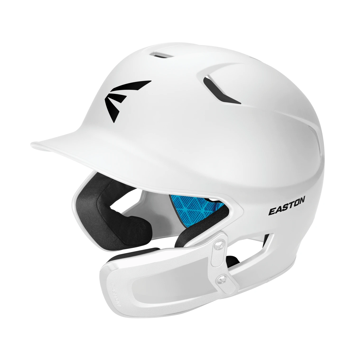 Easton Z5 Matte Solid Baseball Helmet With Universal Jaw Guard 5 Easton Z5 Matte Solid Baseball Helmet With Universal Jaw Guard - Image 5