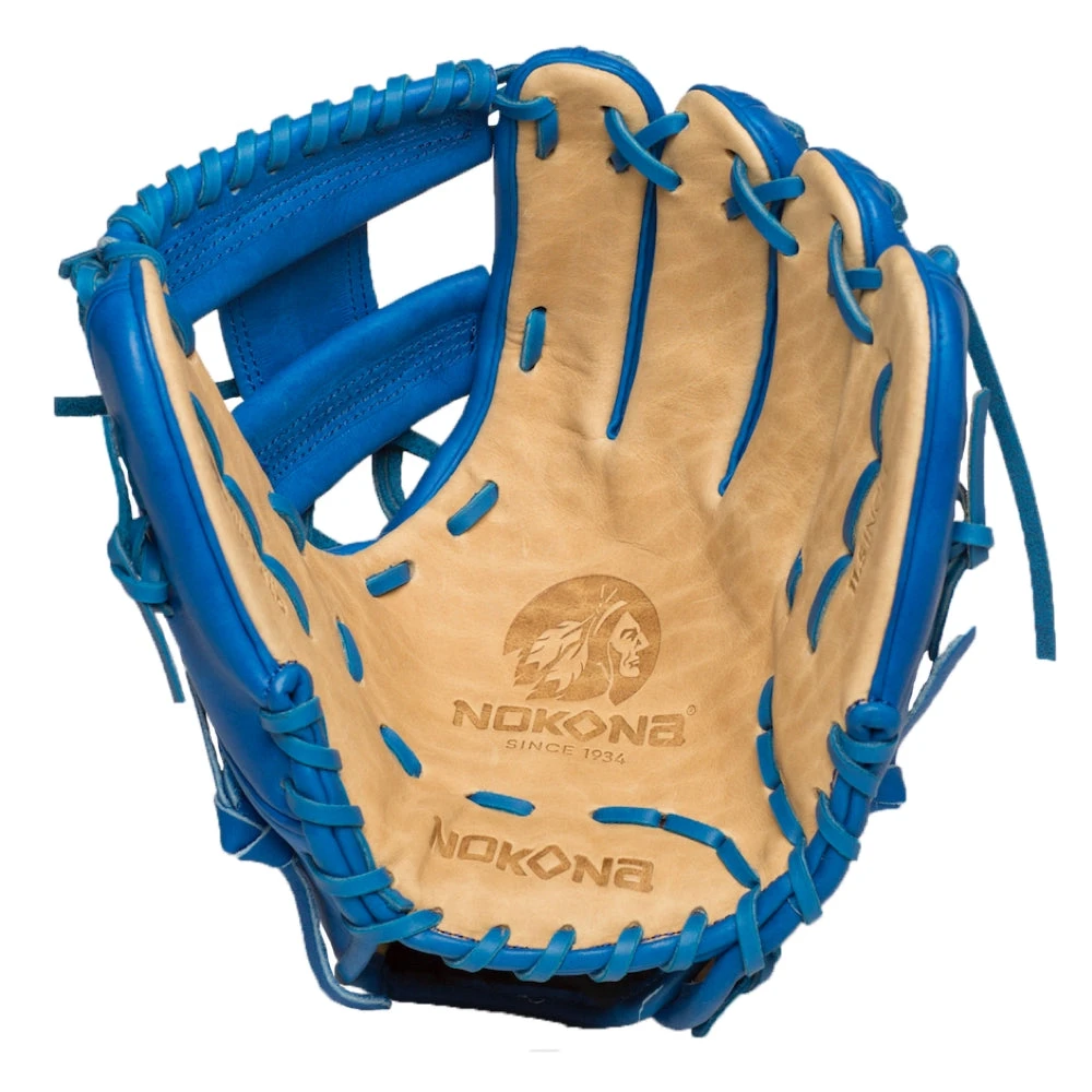 Nokona SKN-6-RY 11.5 Inch Baseball Infield Glove 1 Nokona SKN-6-RY 11.5 Inch Baseball Infield Glove