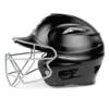 Under Armour Matte Molded Adult Baseball Helmet With Face Guard UABH-100MM-FGB2
