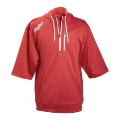 Rawlings Mens Short Sleeve Hoodie -Baseball Bargains rawlings rhyto mens short sleeve hoodie scarlet
